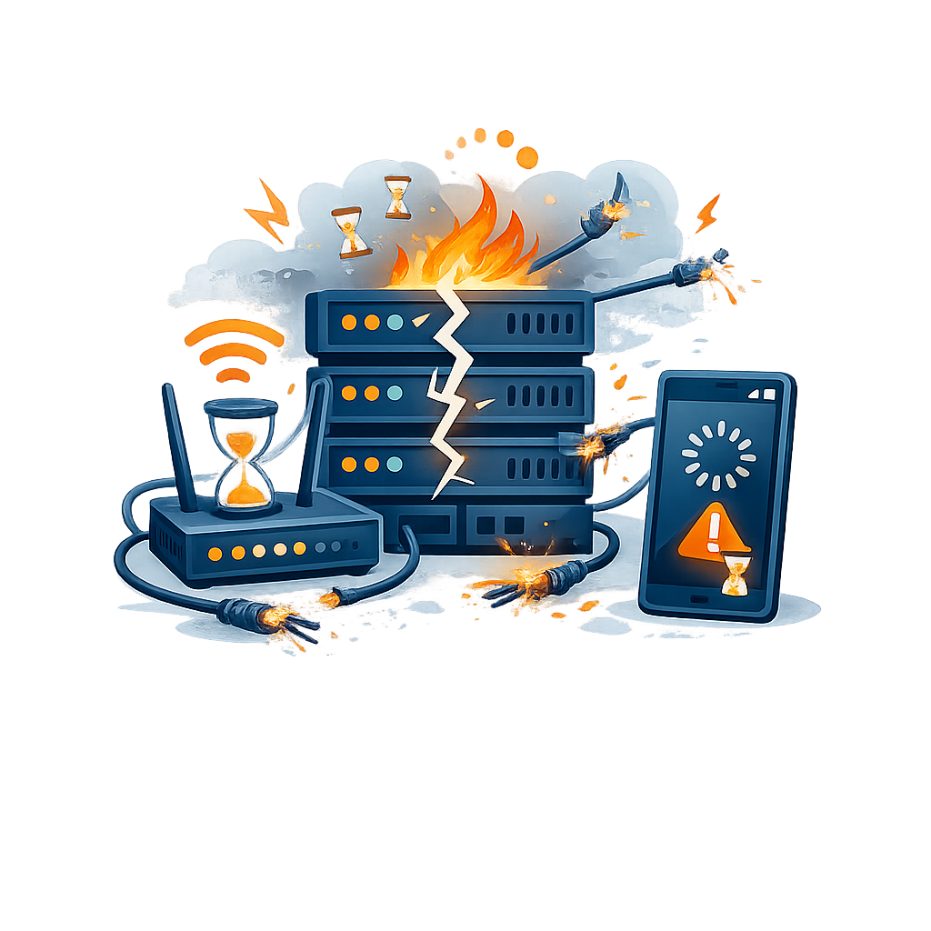 redes lentas o con interrupciones